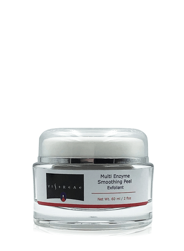 A jar of Refining Facial Peel Exfoliant to soften the surface of the skin.